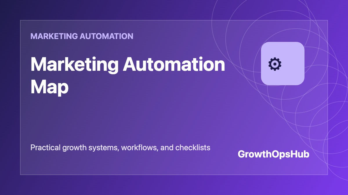 Marketing Automation Map featured image