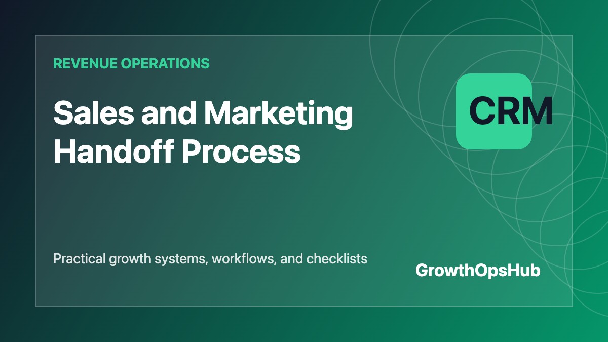 Sales and Marketing Handoff Process featured image